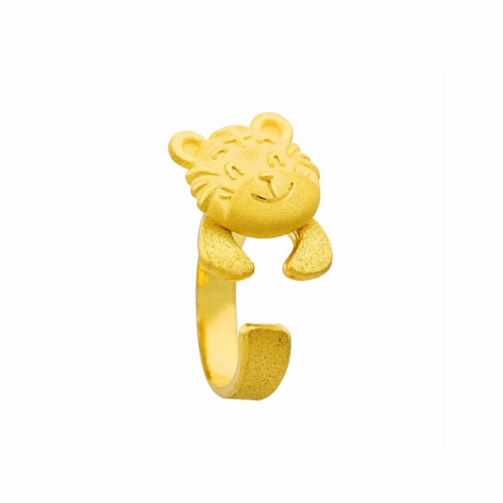 순금 까꿍호랑이 돌반지 3.75g